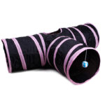 Foldable Pet Tunnel Multi-Channel Cat Dog Tent Indoor 2 3 4 5 Way - Image 4