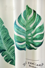 Banana leaf digital printing curtain - Image 4