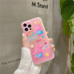 Fashion Creative Love Flower Bear Rabbit Phone Case - Image 4