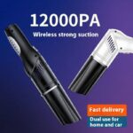 New Car Vacuum High Power Powerful Vacuum Cleaner Wireless Charging - Image 3