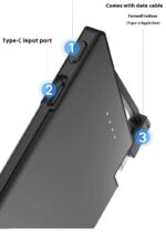 Ultra-thin Compact Portable With Cable Mobile Power Supply - Image 9