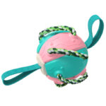 Dog Toy Balls With Chewing Ropes Pet Flying Saucer Ball Dog Toy Interactive Dog Toys For Tug Of War Best Gifts For Small Medium Dogs - Image 9