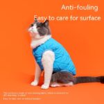 Polar Fleece Winter Warm Breasted Vest Cat Pet Clothes - Image 3