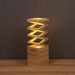 Creative solid wood table lamp - Image 2