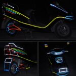 Car and motorcycle bicycle reflective stickers mountain bike luminous stickers dead fly bicycle wheel body sticker - Image 3