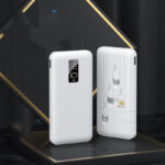 Mini Creative Large Capacity 20000 Power Bank With Cable