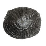 Real Human Hair Replacement Supplies Toupee 1 B50 Toothpick Curved Men's Biological Scalp - Image 2