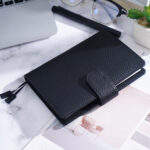 Leather Notebook Lychee Pattern Head Layer Cowhide A6 Loose-Leaf Diary - Image 6