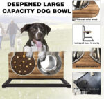 Large 5-inch 9-inch 13-inch 2 Dog Food Water Bowl - Image 4