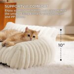 Bedsure Cute Cat Couch For Pets - Fluffy Cat Sofa With Premium Soft Corduroy Fleece Fuzzy Cat Couch Bed With Cover Supportive Cat Chair For Indoor Cats - Image 8