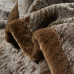 Luxury Artificial Mink Hair Fur Velvet Blanket Double Layer - Image 9