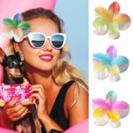 Women's Colorful Egg Flower Barrettes - Image 2