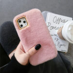 Compatible with Apple, Winter Plush For Iphone11 Mobile Phone Case