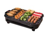 Factory directly for household barbecue square non-smoking electric oven carbon steel plate knob temperature control Korean electric baking tray customization - Image 3