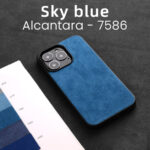 Supercar Interior Luxury Suede Leather Phone Cove - Image 5