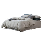 Washed Pure Linen Bed Sheet Quilt Cover Four-piece Set - Image 3