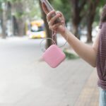 Linen art mini portable mobile power bank - Image 2