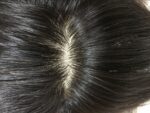 Full-handed weaving human hair delivery hand-woven hand-woven human hair top hand-crocheted real hair piece diamond net hair block - Image 4