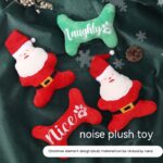 Christmas Dog Plush Sounding Puppy Pets Toy Santa Claus Decorations Pet Products - Image 2