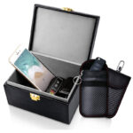 1 Shielding Box 2 Key Case Suit Carbon Fiber Anti-theft Swiping Box - Image 5