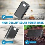 Folding Fast Charge Solar Charging Unit 20000 MA Large Capacity Portable Outdoor Folding Mobile Power Supply - Image 3