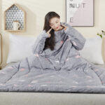 Anti-kick Quilt Casual Office With Sleeves Can Wear Quilt - Image 4