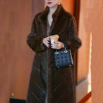 Fur Coat Women's Winter Large V High-end Elegant Mid-length Warm Show - Image 6