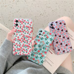 Compatible with Apple , Silicone Soft Phone Case Transparent Anti-drop Two-color - Image 2