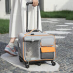 Cat Bag Going Out Pet Trolley Bag Good-looking Anti-stress Cat Backpack - Image 8