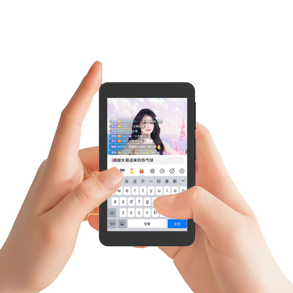 Touch Screen Zoom Mobile Phone Rear Magnetic Suction - Image 5