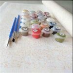 Paint by Numbers Set - Flamingos Beach - Image 4