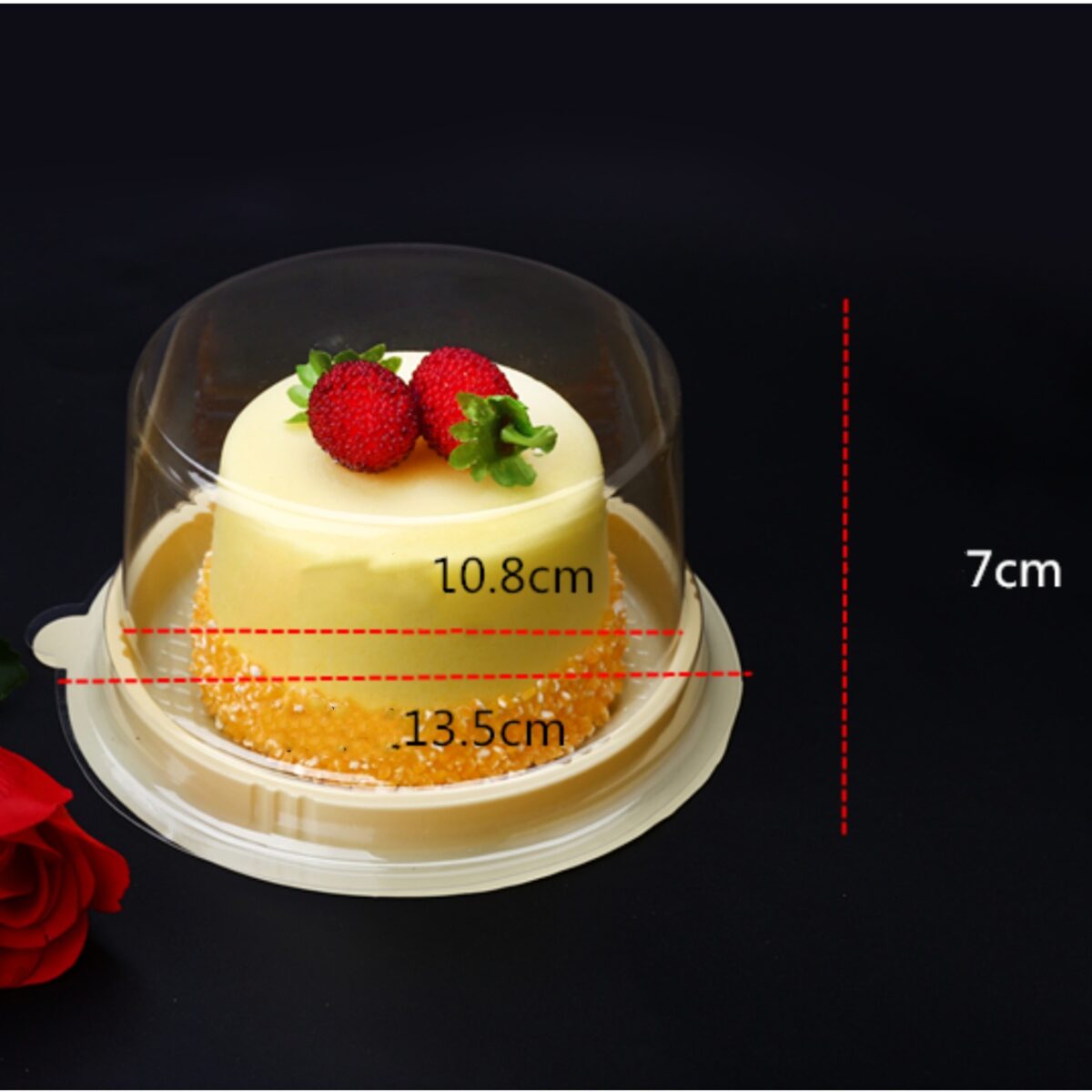Cake Packaging Box Transparent Round Blister Box - Image 2