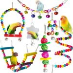 7PCs Parrot Toys Bird Cage Accessories - Image 2