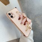 Camellia Electroplating Bracelet Soft Phone Case - Image 3