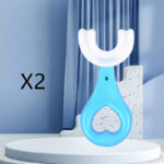 Children's U-shaped Food Grade Soft Rubber Toothbrush - Image 8