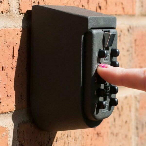 Cross-border Password Key Box Wall-mounted Metal Box Password Box Key Lock Box Outdoor Waterproof Storage Anti-theft Storage Box
