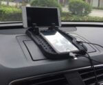 Car navigation bracket Car phone holder Magnetic USB charger Multifunctional silicone mat - Image 3