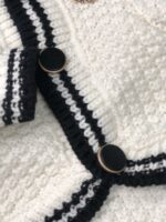 Dog Clothes Spring Small Fragrant Wind Sweater Cardigan Schnauzer Pomeranian - Image 4