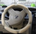 PU leather steering wheel cover - Image 2