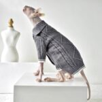 Four Seasons Warm Cardigan Hairless Cat Clothes Sweater - Image 2
