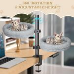 Cat Nest Round Rotating Adjustable Height - Image 3