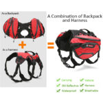 Outdoor Training Of Pet Dog Chest Back Backpack - Image 5