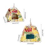 New Hanging Canvas Parrot Tent Bird Cage Pet Universal Bird Tent Hammock Small Pet Nest - Image 2