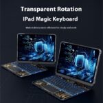 Transparent Rotating Keyboard For Air5 Protective Case Tablet PC - Image 3