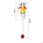 Rainbow Mouse Pet Tease Cat Plush Bite Resistant Toy - Image 6