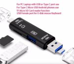Type-C Micro USB To OTG Hub Adapter With TF Card Reader - Image 3