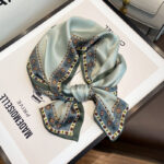 Ink Painting Boxer Small Silk Scarf Fashion Decoration - Image 9