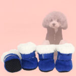 Waterproof Winter Dog Boots Socks Pet Dog Shoes Anti-slip Puppy Cat Rain Snow Booties Footwear For Small Dogs - Image 6