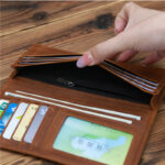 Pure First Layer Cowhide  Retro Wallet - Image 8