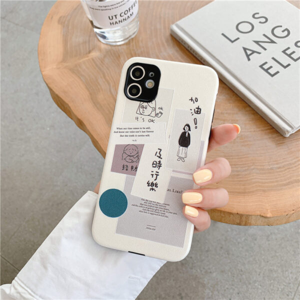 Timely Music Text Phone Case Silicone Soft Shell